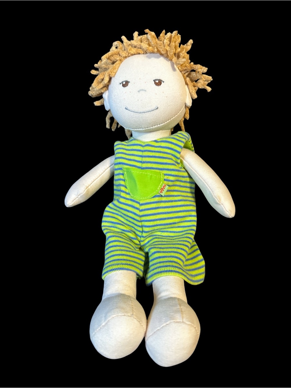 HABA DOLL Mette Orange Hair Washable GERMANY 12" Orig Clothes HTF Soft Cloth